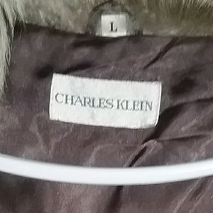 Beautiful  hooded fur coat